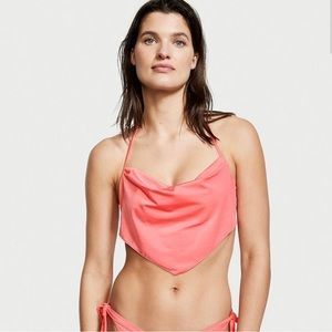 NWT Victoria’s Secret Tie Neck Halter Bikini Top